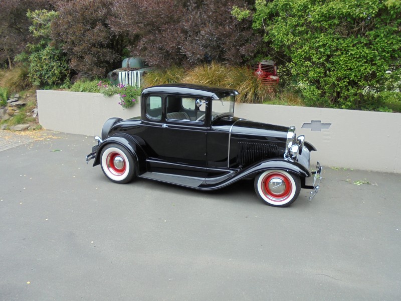 1930 Ford A coupe have owned since 1965, got my drivers license in it, rebuilt 1990, stock body hot rod